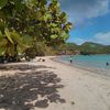American Virgin Islands (USVI), St. Thomas island, Lindberg Bay beach, view to the east