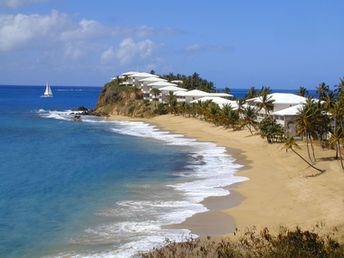 Antigua and Barbuda, Antigua, Curtain Bluff beach