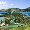 Antigua and Barbuda, Antigua, Mamora Bay beach, view from top