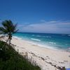 Bahamas, Abaco Islands, Great Guana Cay beach, view from Nipper's bar