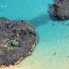 Brazil, Fernando de Noronha islands, Porcos beach, clear water