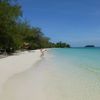 Cambodia, Koh Rong island, Long Set beach, wet sand