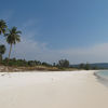 Cambodia, Koh Rong island, Sok San beach, palms