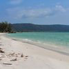 Cambodia, Koh Rong island, Sok San beach, white sand