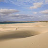 Cape Verde, Boa Vista island, Chaves beach, sand dunes