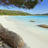 France, Corsica island, Palombaggia beach, white sand