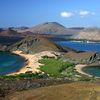 Galapagos islands, Bartolome island, view to Pinnacle rock