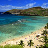 Hawaii, Oahu island, Hanauma Bay beach, view from the top