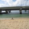 Japan, Okinawa, Naminoue beach, bridge