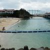 Japan, Okinawa, Naminoue beach, buoys