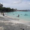 Maldives, North Male Atoll, Male beach, view to north