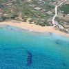 Malta, Gozo island, Ramla Bay beach, aerial view