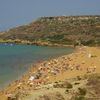 Мальта, остров Гозо (Гоцо), пляж Рамла, вид сверху
