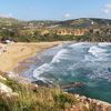 Malta Island, Golden Bay beach, waves