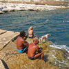 Malta Island, St. Peter's Pool beach, rocks