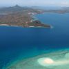 Mayotte, Ilot de Sable Blanc beach, aerial view