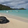 Mayotte, Mtsamboro beach, boats