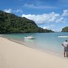 Mayotte, Mtsamboro beach, clear water