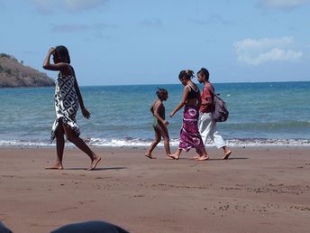 Mayotte, Musicale beach, walking