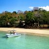 Mayotte, N'Gouja beach, boat
