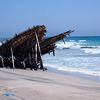 Oman, Masirah, Masirah beach, ship wreck