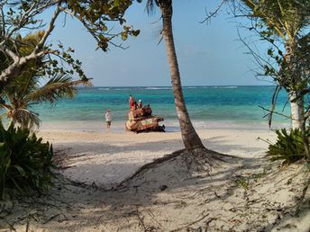 Puerto Rico, Culebra island, Playa Flamenco beach, tank