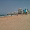 Puerto Rico island, San Juan, Condado beach, sand