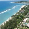 Reunion island, Saint-Gilles beach, aerial view