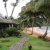 Sao Tome and Principe, Principe island, Bom Bom beach, bungalows