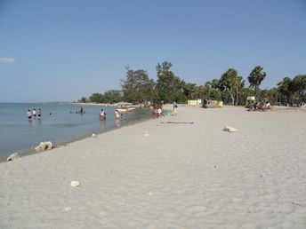 Sri Lanka, Casuarina beach, sand