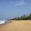 Sri Lanka, Hikkaduwa beach, wet sand