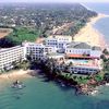 Sri Lanka, Mount Lavinia beach, hotel, aerial