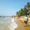 Sri Lanka, Mount Lavinia beach, walking