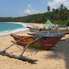 Sri Lanka, Tangalle beach, boat