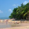 Thailand, Krabi, Ao Nang beach, puddle