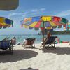 Thailand, Phi Phi, Loh Dalum Bay beach, umbrellas