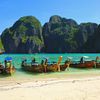 Таиланд, Пи-Пи, Пляж Майя Бэй, лодки