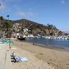 USA, California, Santa Catalina island, Avalon beach, sand