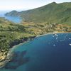 USA, California, Santa Catalina island, Two Harbors, aerial view