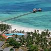Zanzibar island, Dongwe Club beach, aerial view