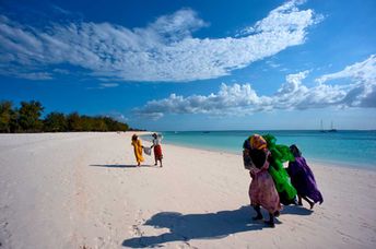 Zanzibar island, Kendwa beach, locals