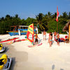 Adaaran Hudhuranfushi beach, water activities