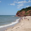 Canada, Prince Edward Island, Singing Sands beach, water edge