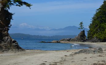 Canada, Vancouver, Brady's beach, two rocks