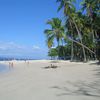 Costa Rica, Playa de Isla Tortuga beach, white sand