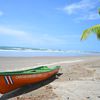 Costa Rica, Playa Esterillos beach, boat