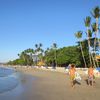 Costa Rica, Playa Tamarindo beach, wet sand