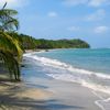 Costa Rica, Puerto Vargas beach, wet sand