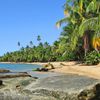 Costa Rica, Punta Uva beach, rocks