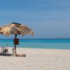 Cuba, Varadero beach, parasol